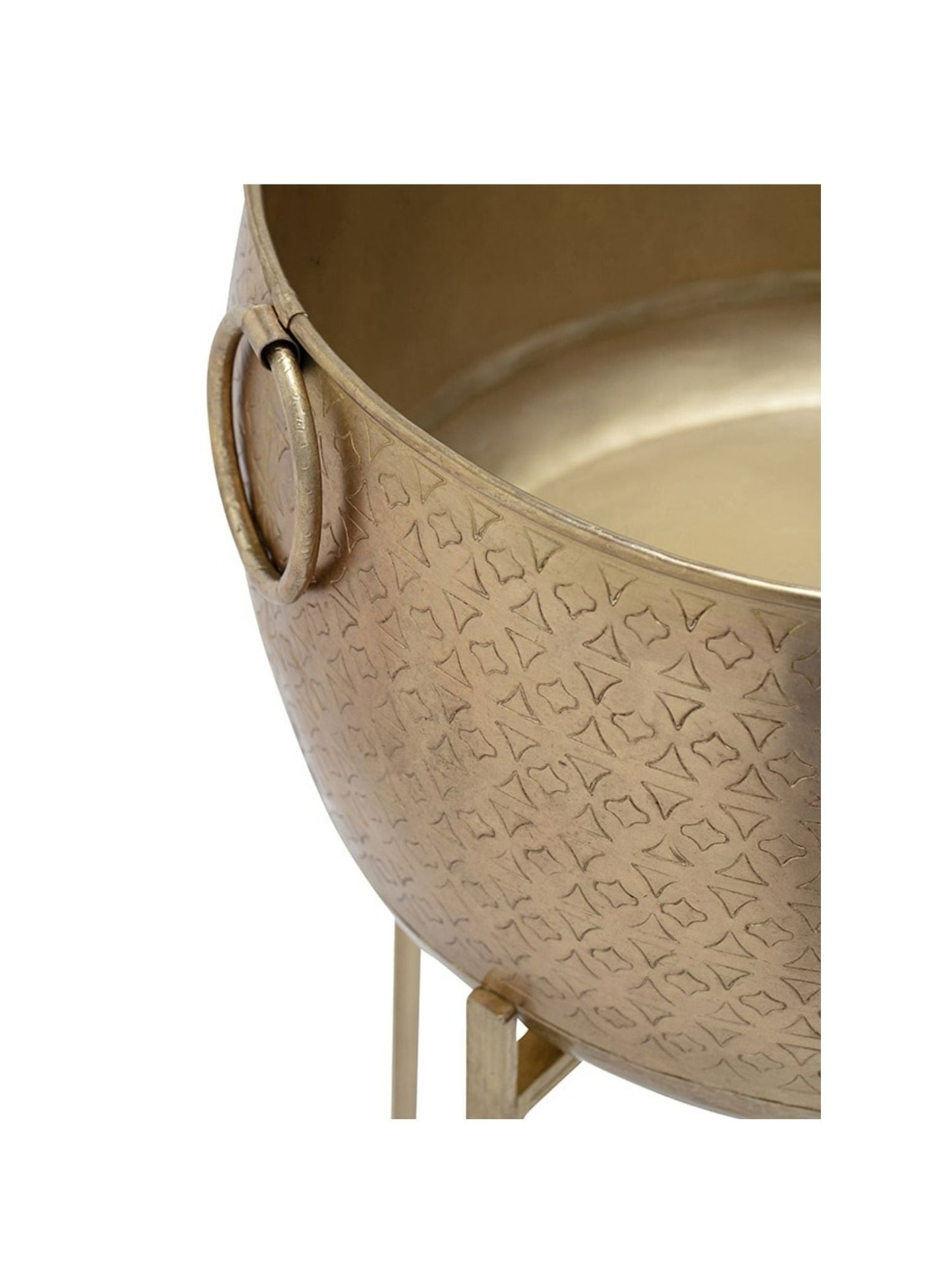 Antique gold Stilted Planter