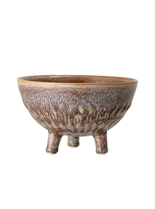 Cecile Pot Planter - Brown Stoneware