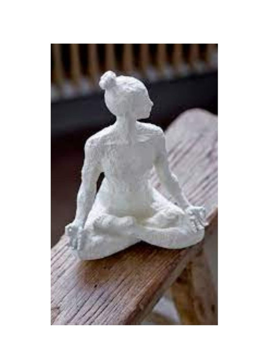 Polyresin White Sculpted figure