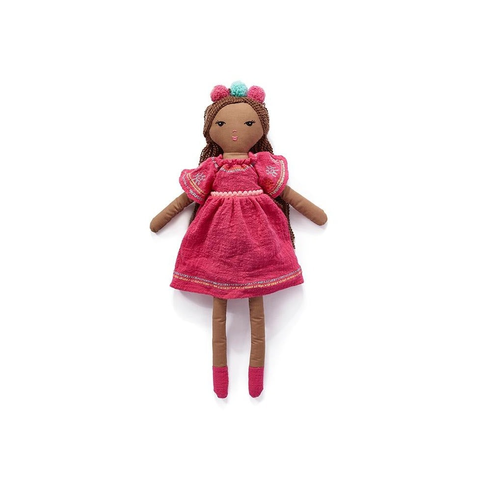 Rag Doll Little Miss Petunia Pink (Nana Huchy)