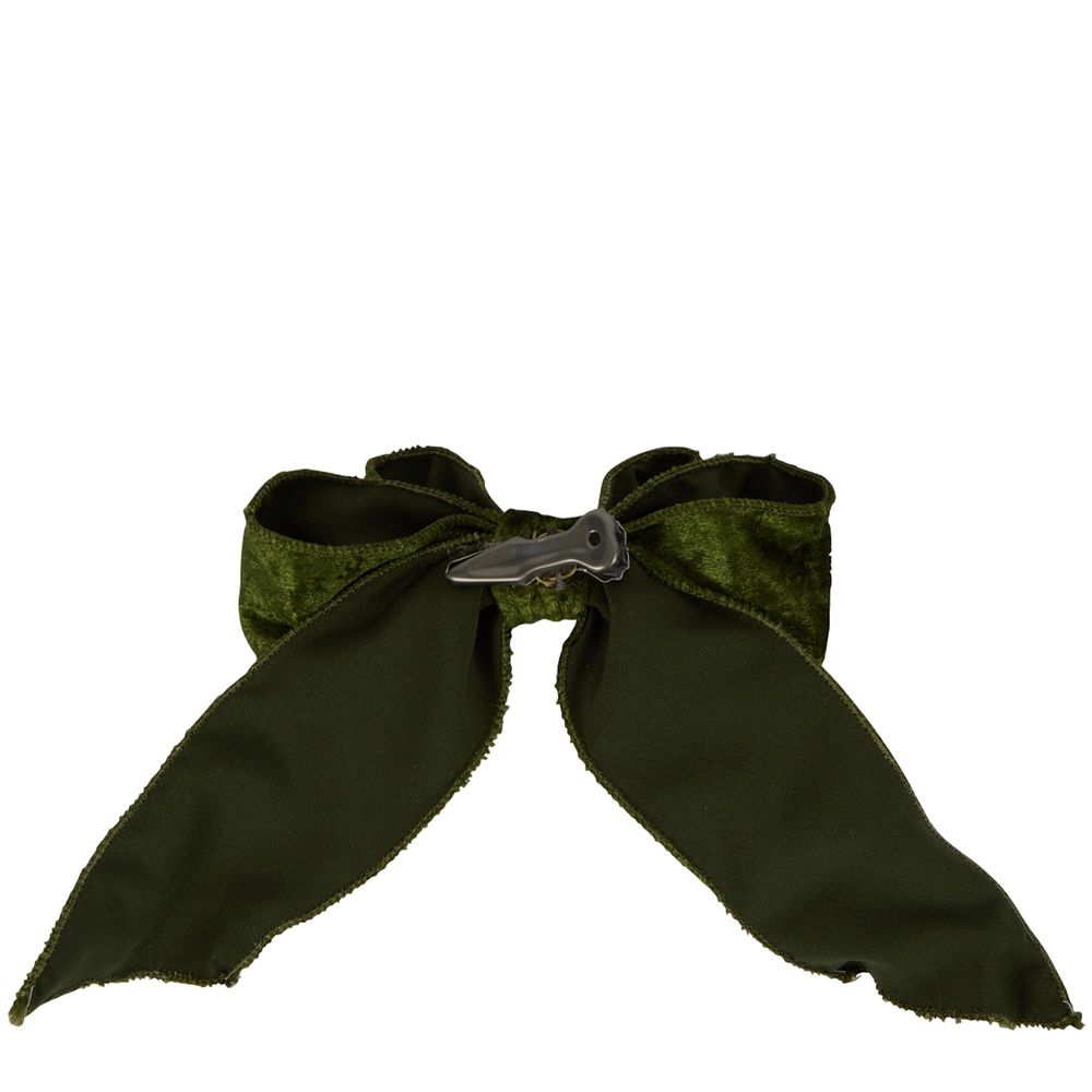 Velvet Bow With Clip