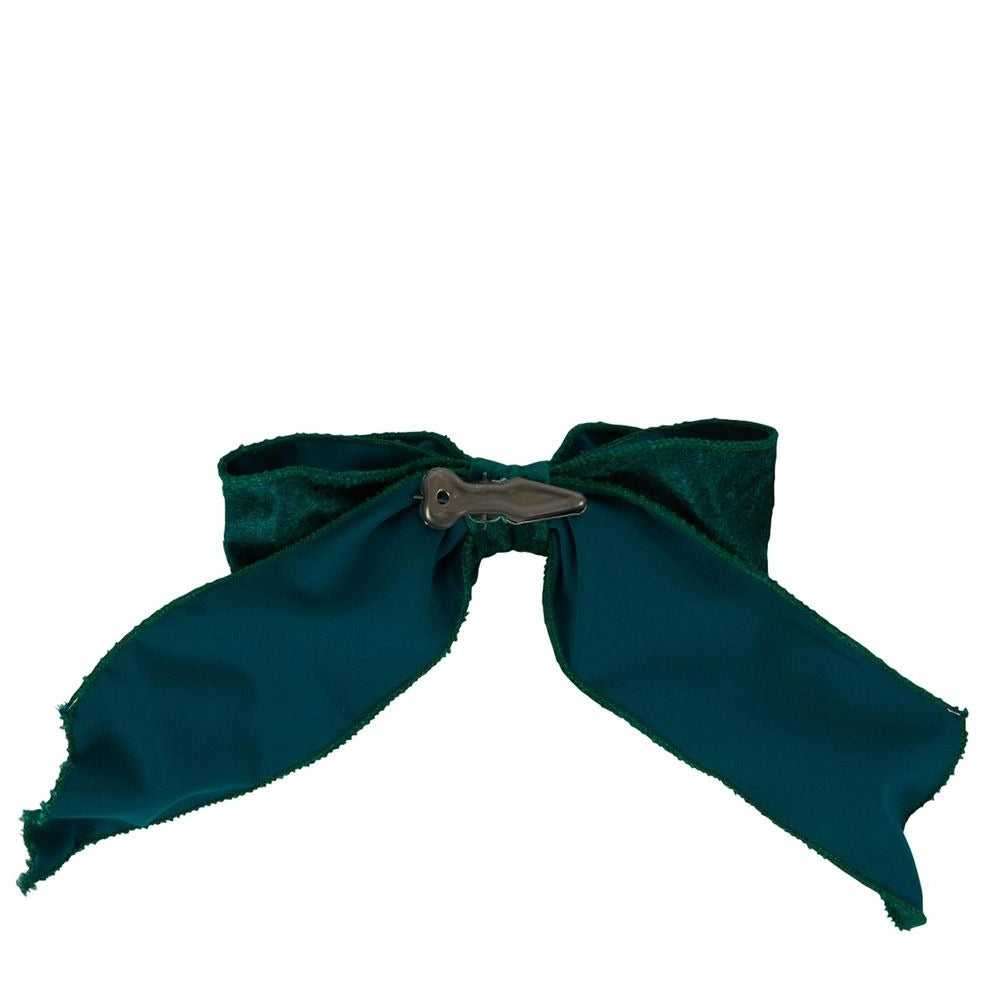 Velvet Bow With Clip