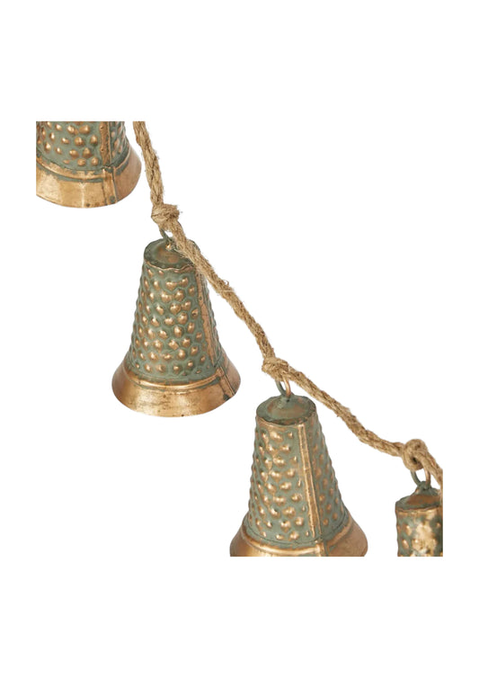 Hanging Bell Garland Bronze