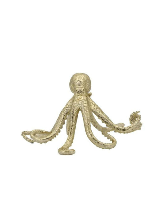 Gold Octopus Ornament