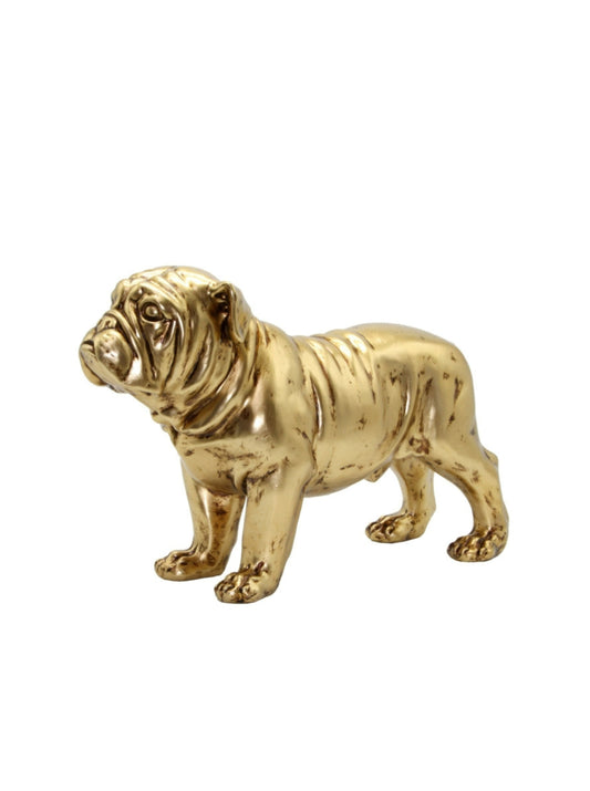 Figurine Pug Gold  38X24CM