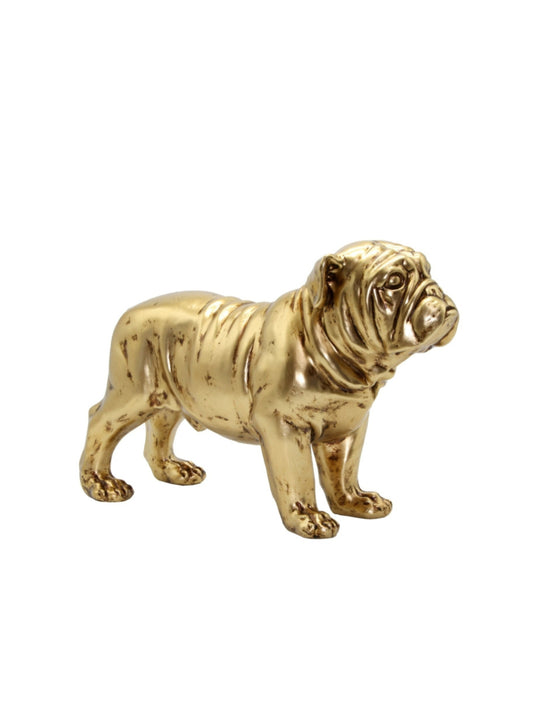 Figurine Pug Gold 38X24CM