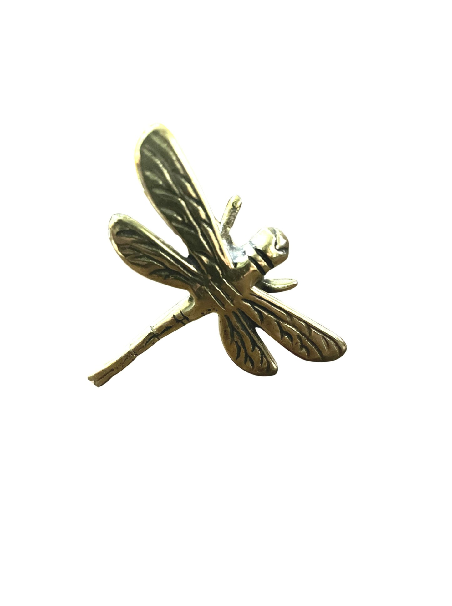 Napkin Ring Set of 2 Dragonfly Brass