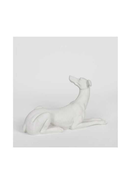 Penny Dog Sculpture White