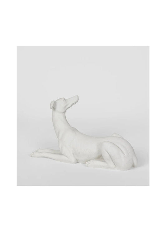 Penny Dog Sculpture White