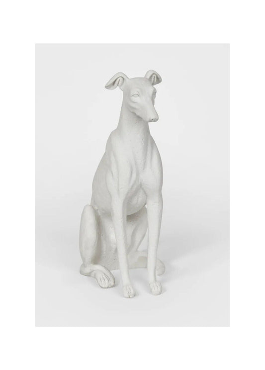 Finn Dog Sculpture White