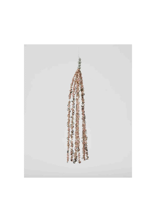 Milla Hanging Sequin Tassel Pink