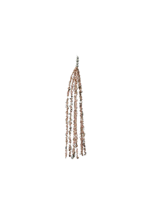 Milla Hanging Sequin Tassel Pink