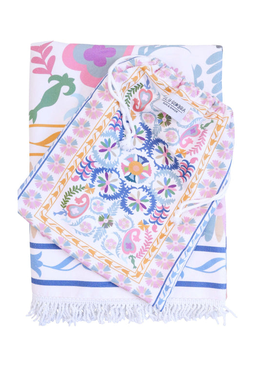 Beach Towel Folk Colour Xl