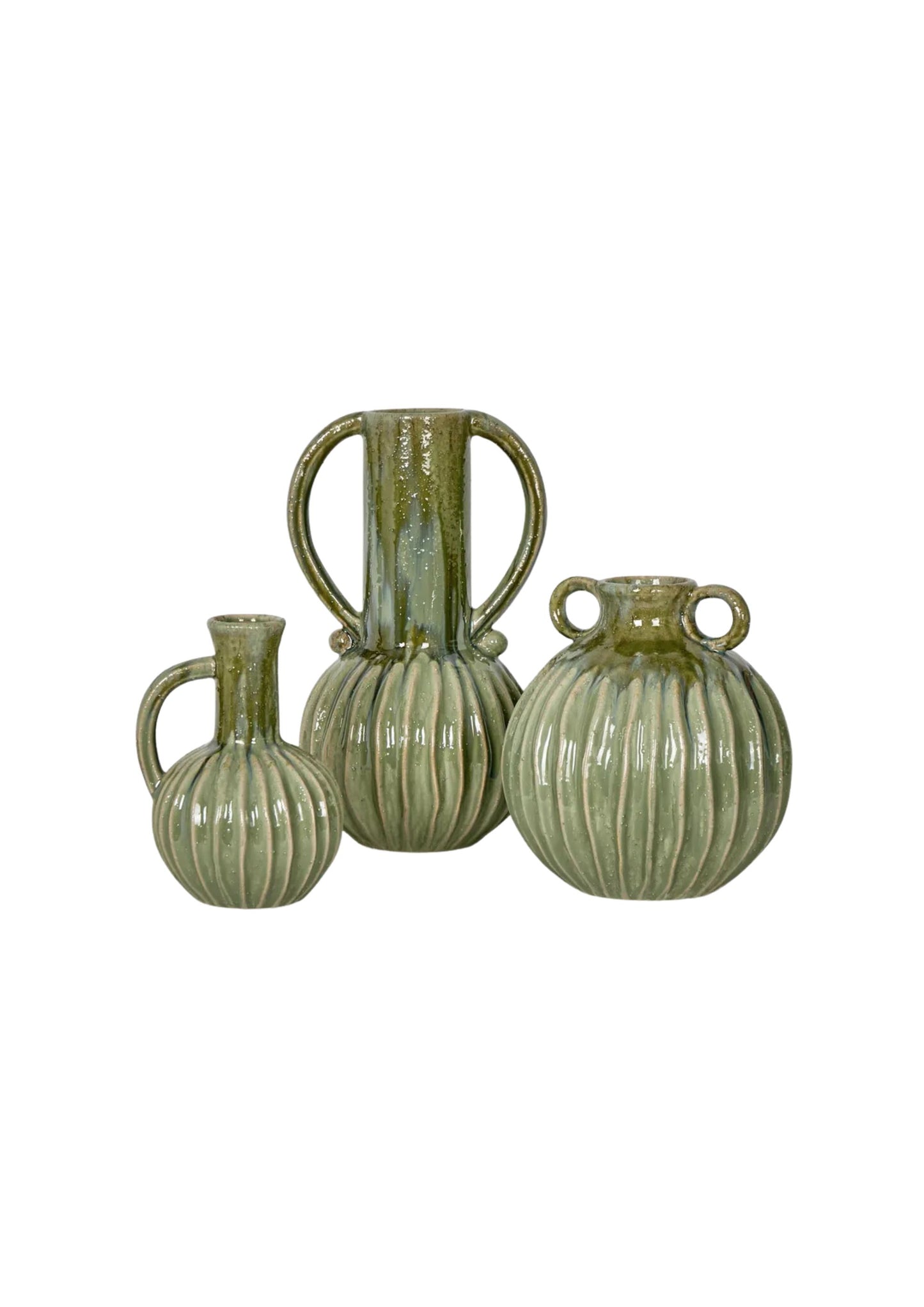 Lexi Vase Green Medium