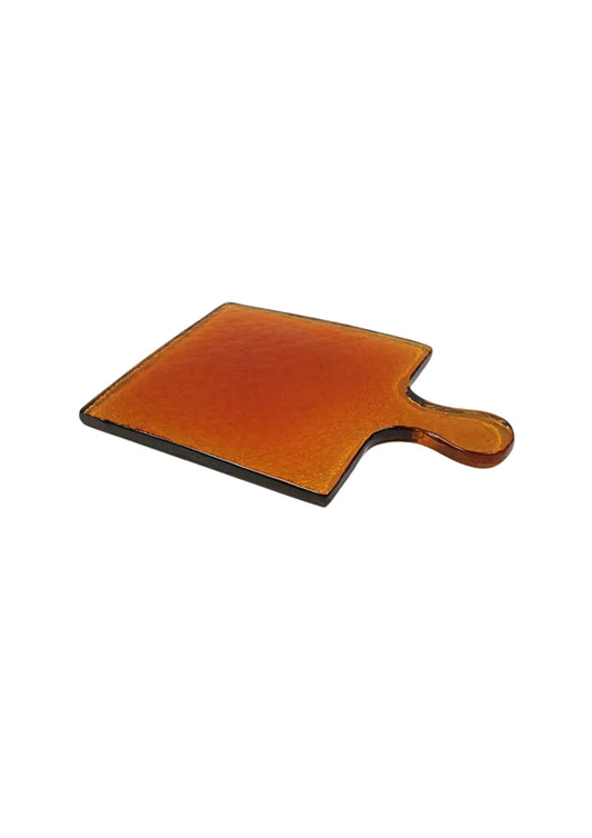 Hammered Glass Square Serving Board