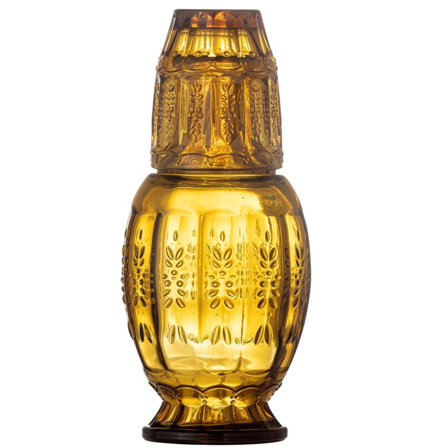 Theon Decanter & Glass, Brown, Glass