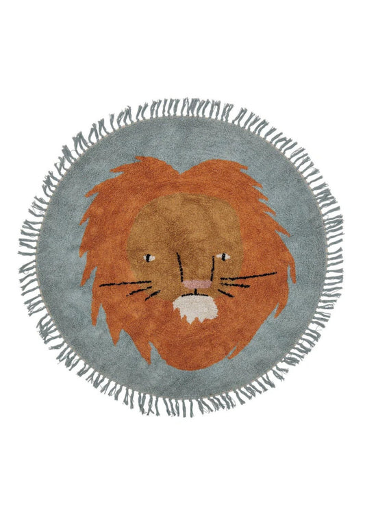 Bloomingville Rug Leroy Lion Blue