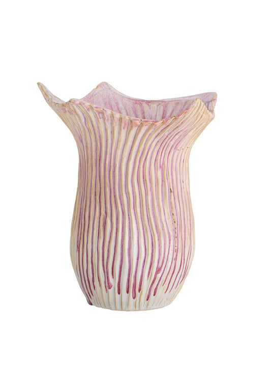 Floral Vase, Rose, Stoneware