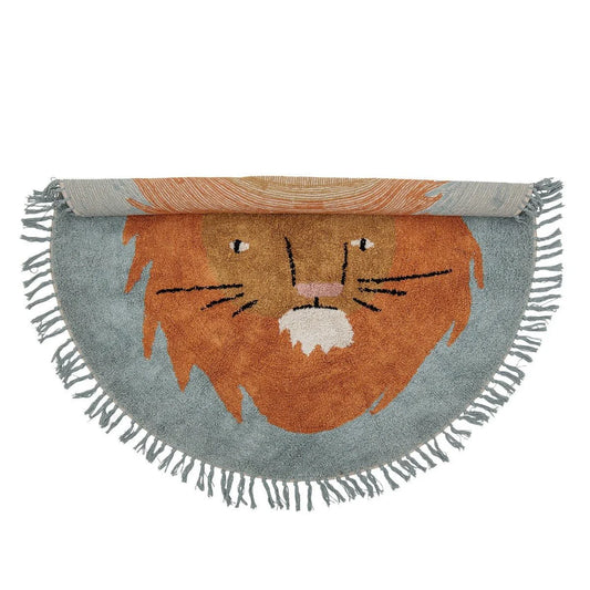 Bloomingville Rug Leroy Lion Blue