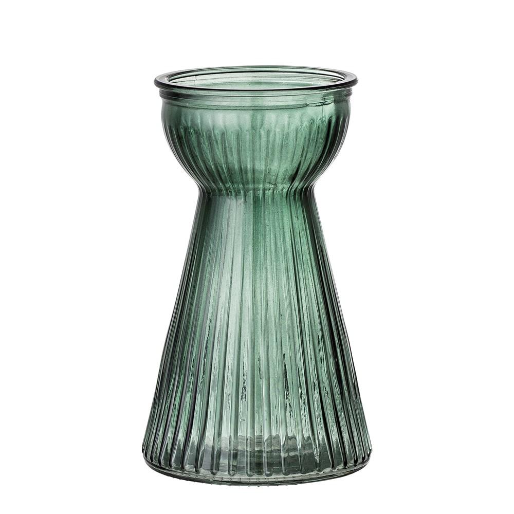 Green Glass Vase