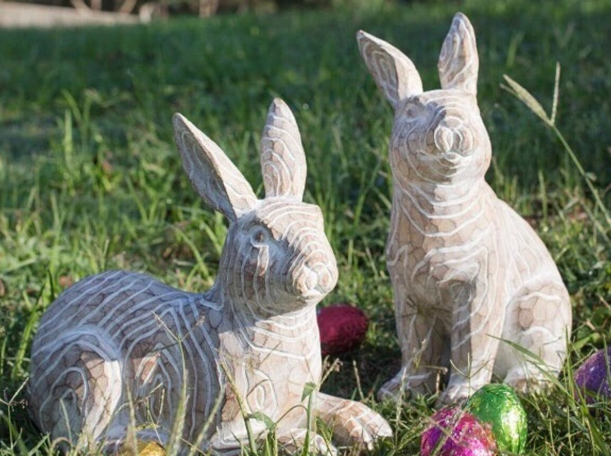 Carved Resin Rabbit