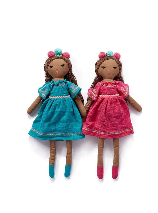 Rag Doll Little Miss Petunia Pink (Nana Huchy)