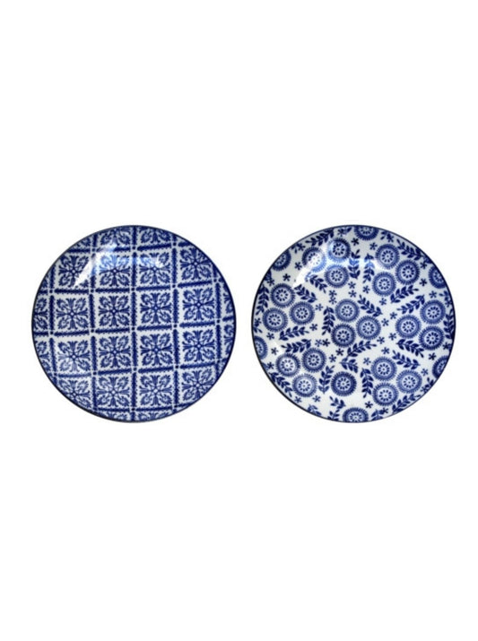 Blue & White Plate set of 4