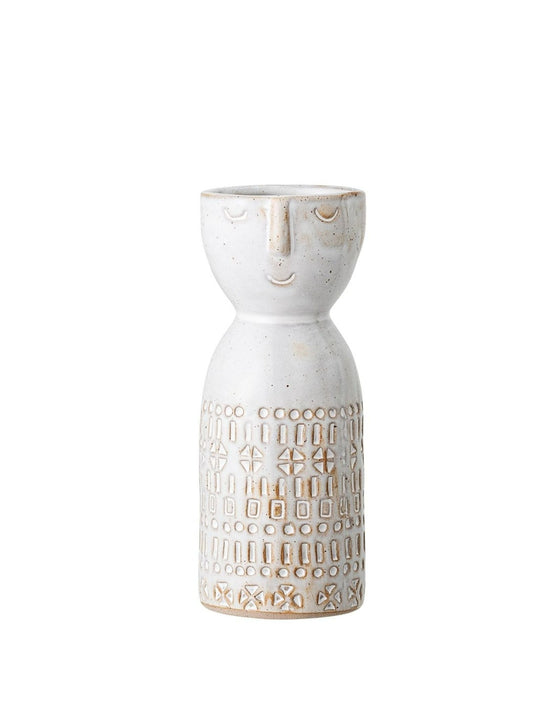 Vase, White, Stoneware