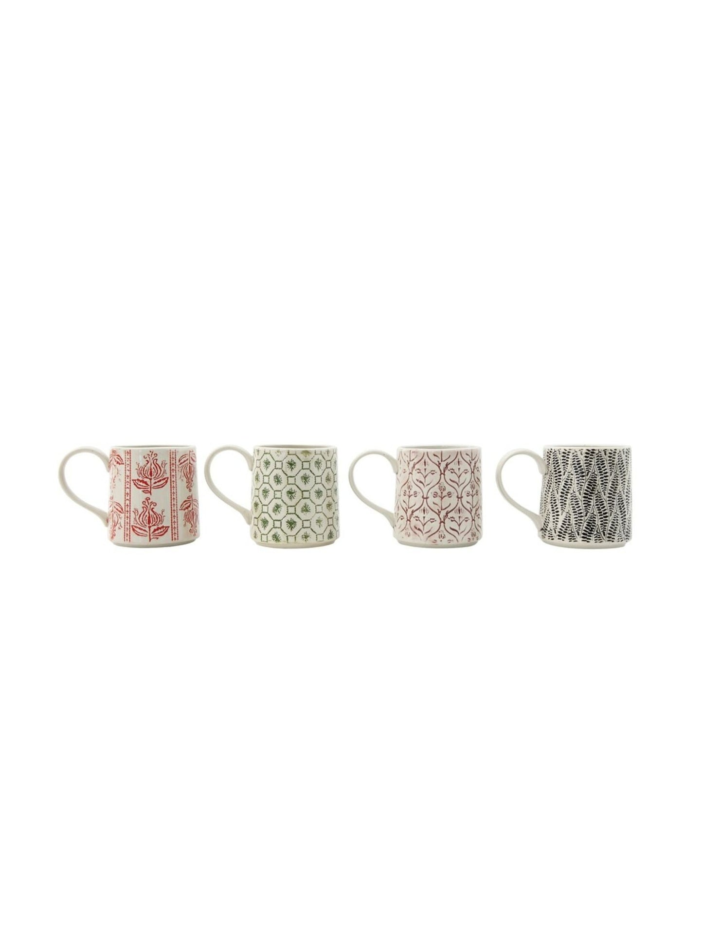 Hand Crafted Beautiful designed Assorted Stoneware Mugs