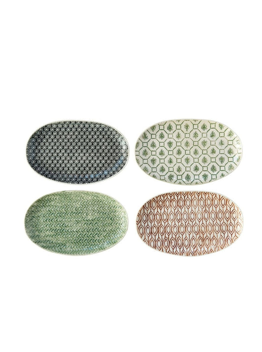 Hand Crafted Assorted Stoneware Plates