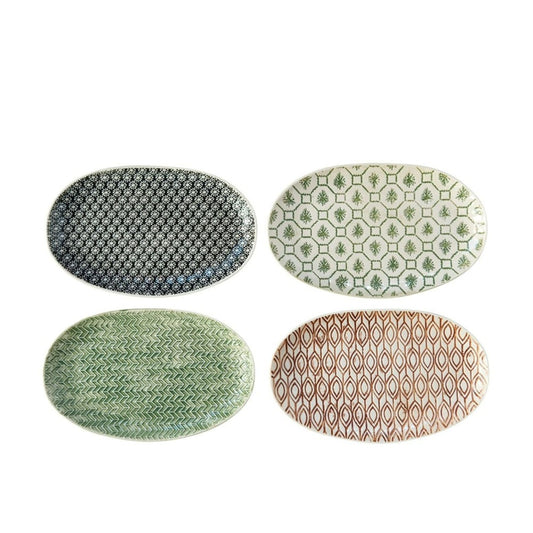 Hand Crafted Assorted Stoneware Plates