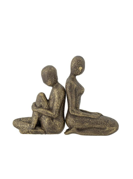 Roselie Bookend, Brass, Cast Iron
