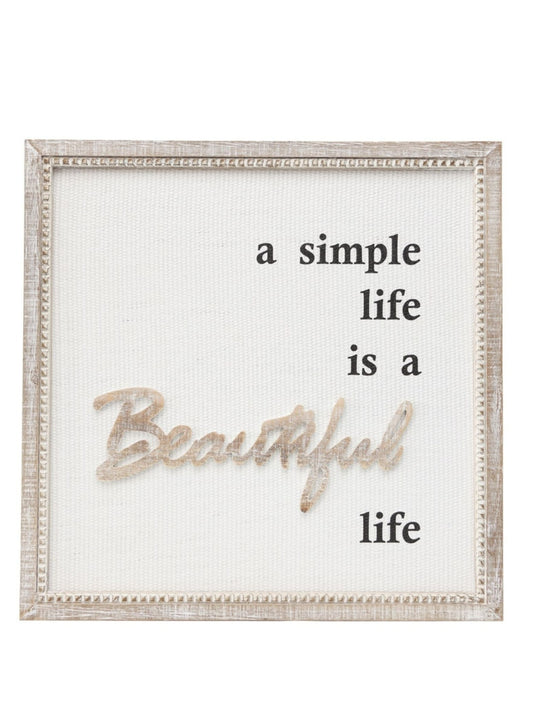 Beautiful Life Wall Art