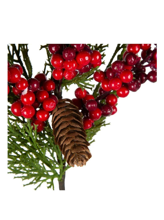 Red Berry and Pine Stem