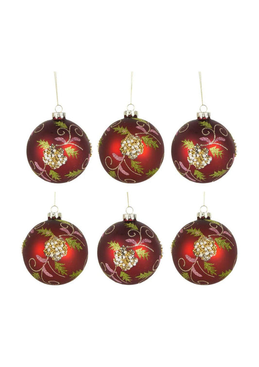 Raj Glitter Baubles