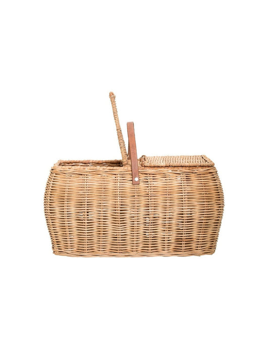 Bloomingville Picnic Basket Rattan