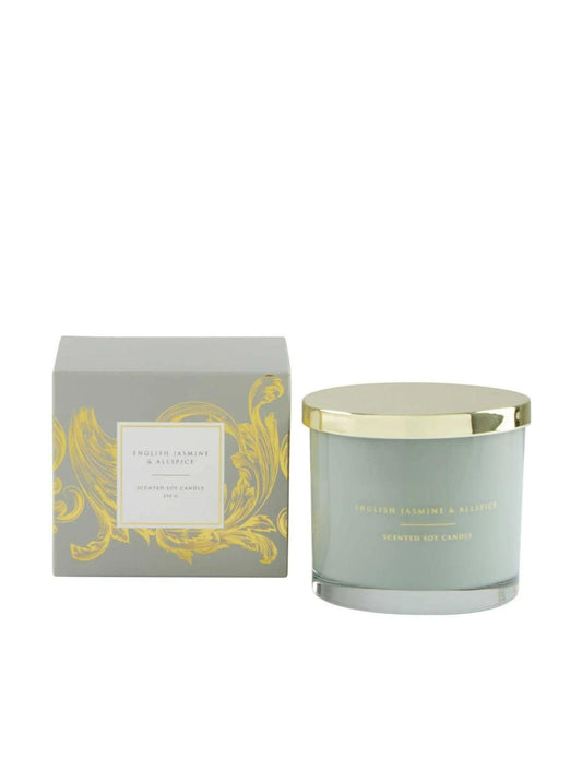English Jasmine & Allspice Soy Candle