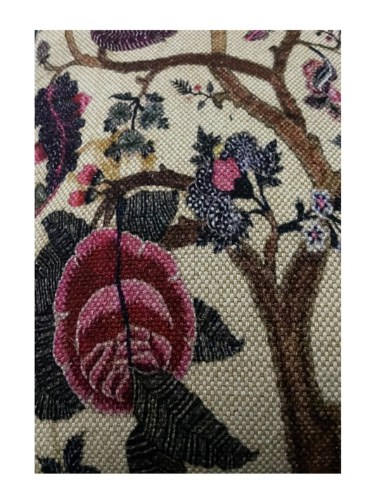 Fellini Cushion, Purple, Cotton