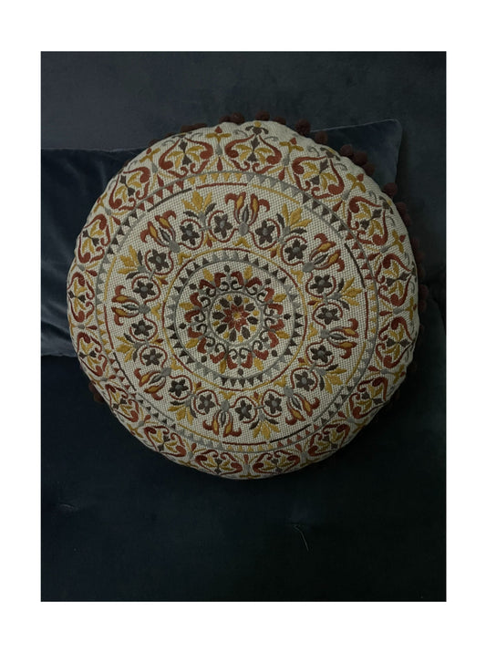 Becca Cushion Yellow, Cotton