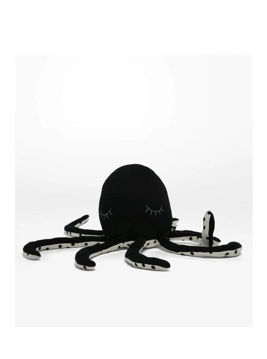 Kids Shaped Cushion - Octopus - White Spot