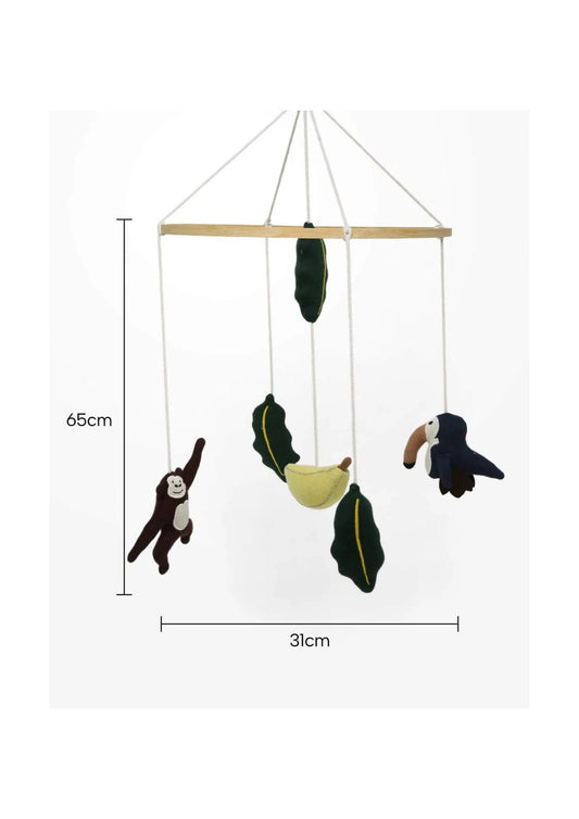 Baby Hanging Mobile - Jungle Fruit - 31x65cm