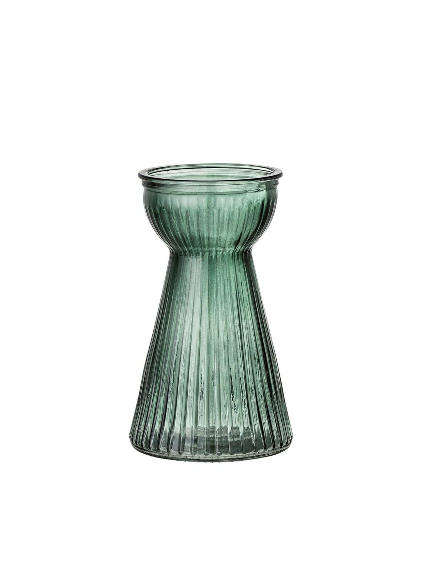 Green Glass Vase