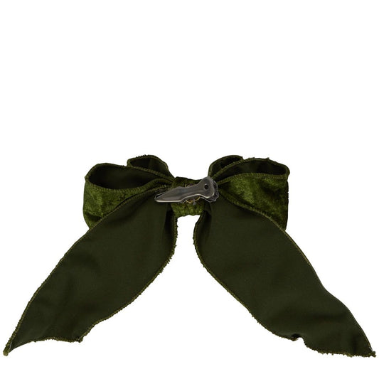 Velvet Bow With Clip